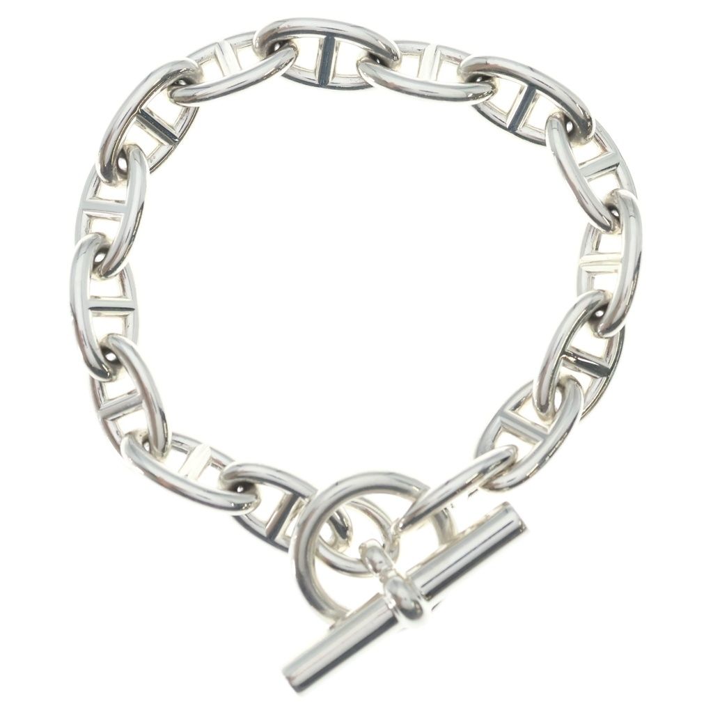 Hermes Chaine D'ancre GM Chain Bracelet Silver