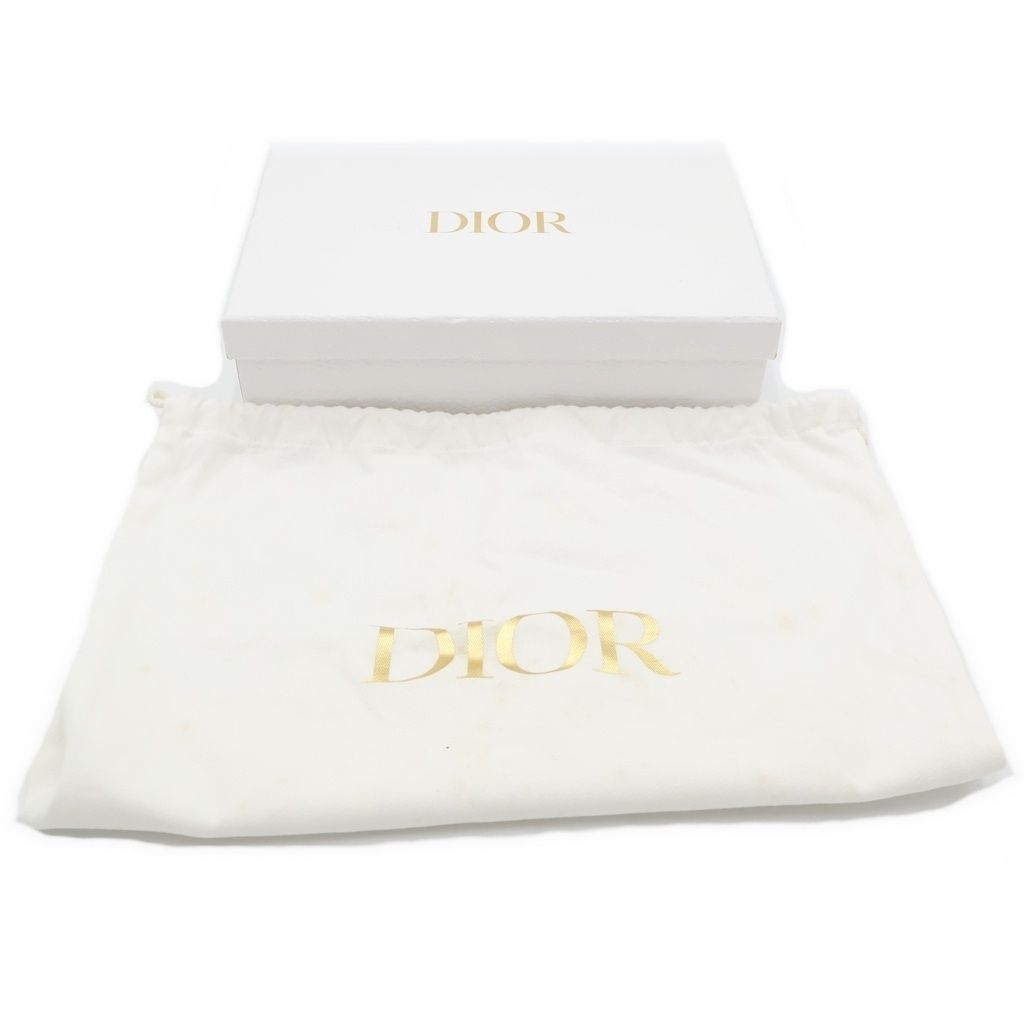 Dior Cannage Fon Shoulder Bag Chain Red Patent Leather Gold — view 8
