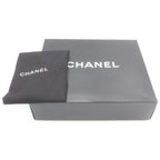 Chanel CC Logo Caviar Leather Shoulder Bag Gold Black — view 8