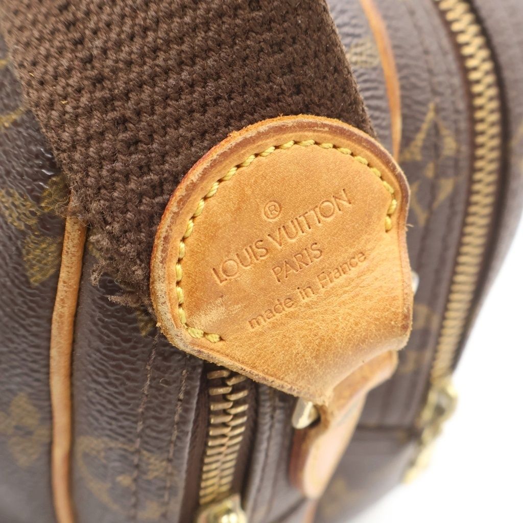Louis Vuitton Reporter PM Monogram Shoulder Bag Brown — view 6