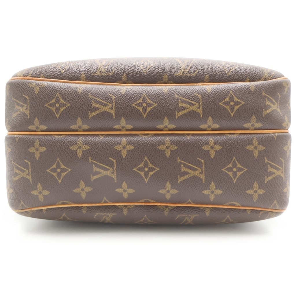Louis Vuitton Reporter PM Monogram Shoulder Bag Brown — view 4