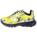 Louis Vuitton Tatic Line Monogram Flower Mesh Sneakers Yellow