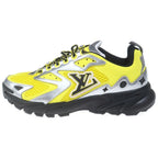 Louis Vuitton Tatic Line Monogram Flower Mesh Sneakers Yellow