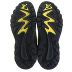Louis Vuitton Tatic Line Monogram Flower Mesh Sneakers Yellow — view 5