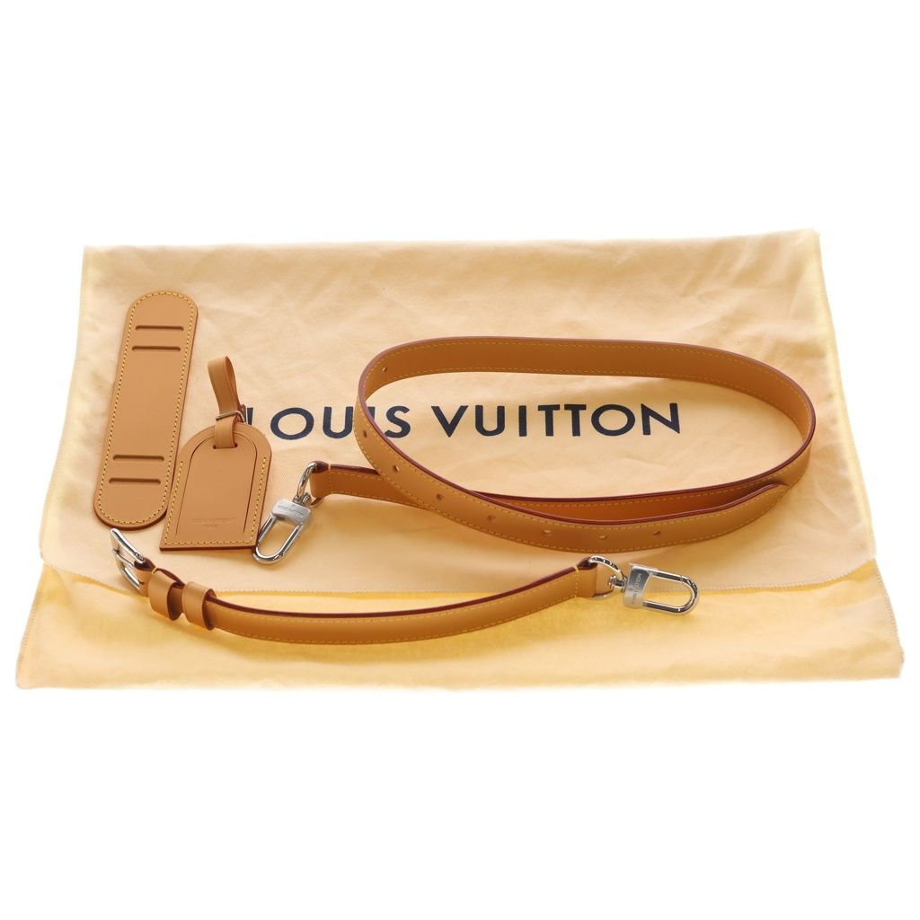 Louis Vuitton Keepall 25 Bandouliere Monogram Heritage Leather 2-Way Bag Silver — view 8