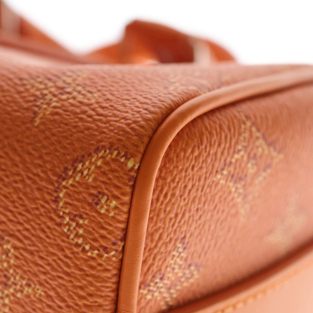 Louis Vuitton Keepall 25 Bandouliere Monogram Heritage Leather 2-Way Bag Silver — view 6