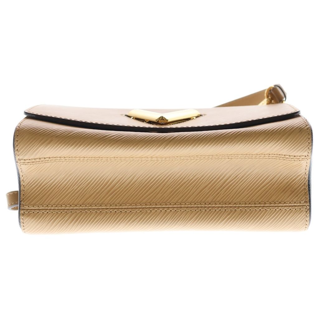 Louis Vuitton Epi Twist MM Leather 2-Way Chain Shoulder Bag Gold Beige Black — view 4