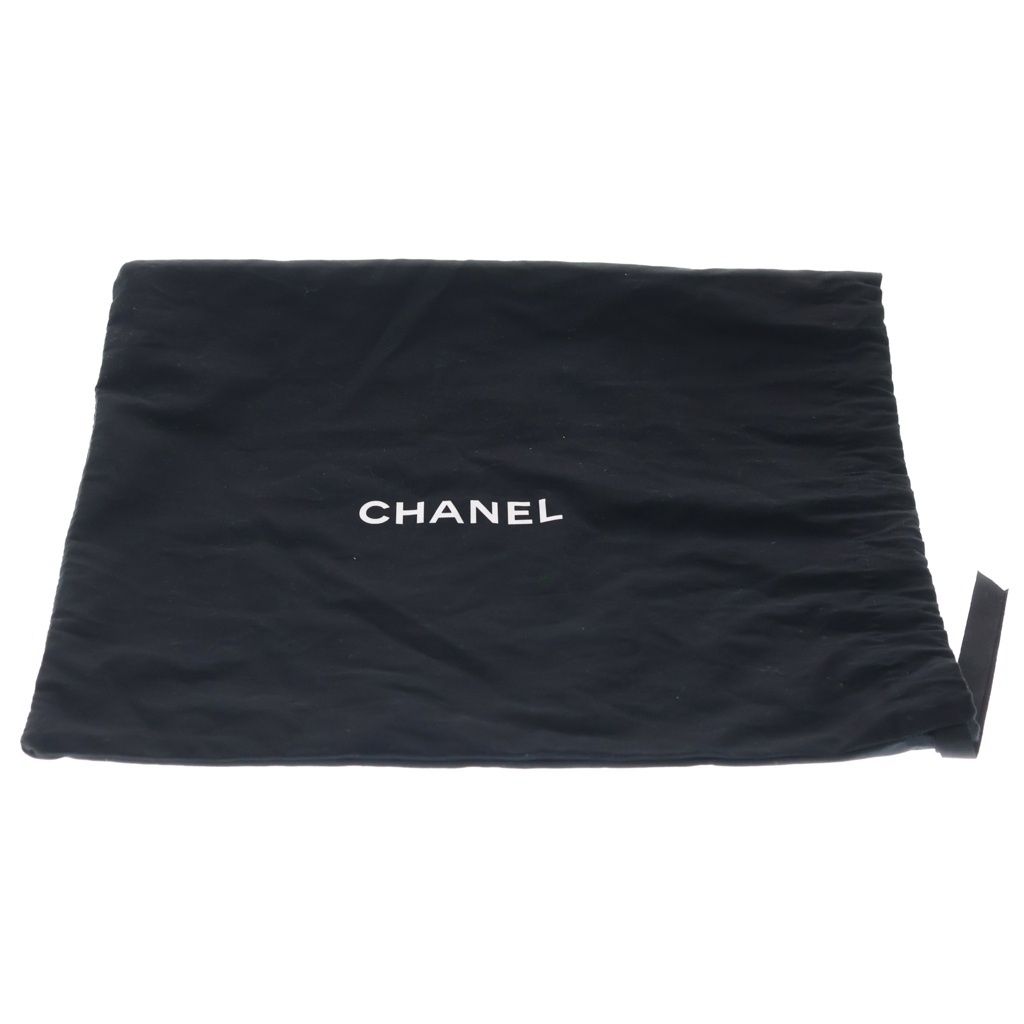Chanel 22 Mini Calfskin Gold Chain Shoulder Bag Black Plate — view 8