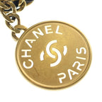 Chanel 22 Mini Calfskin Gold Chain Shoulder Bag Black Plate — view 6
