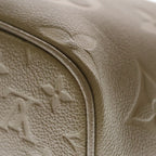 Louis Vuitton Neverfull MM Monogram Empreinte Tote Beige — view 5