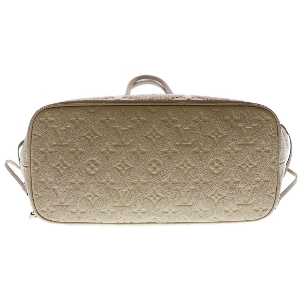 Louis Vuitton Neverfull MM Monogram Empreinte Tote Beige — view 4