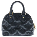 Louis Vuitton Alma Soft BB Bubble Glam Monogram Leather 2-Way Bag Gold Black