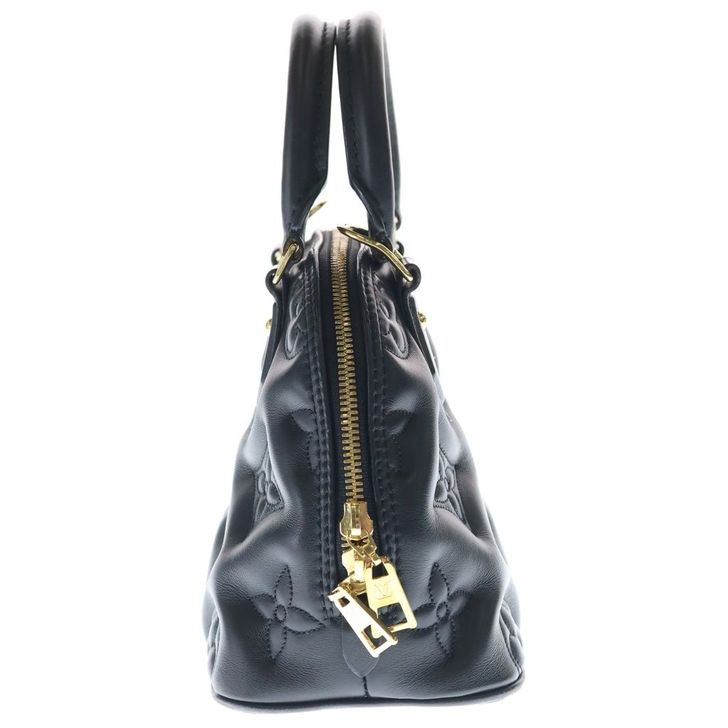 Louis Vuitton Alma Soft BB Bubble Glam Monogram Leather 2-Way Bag Gold Black — view 3