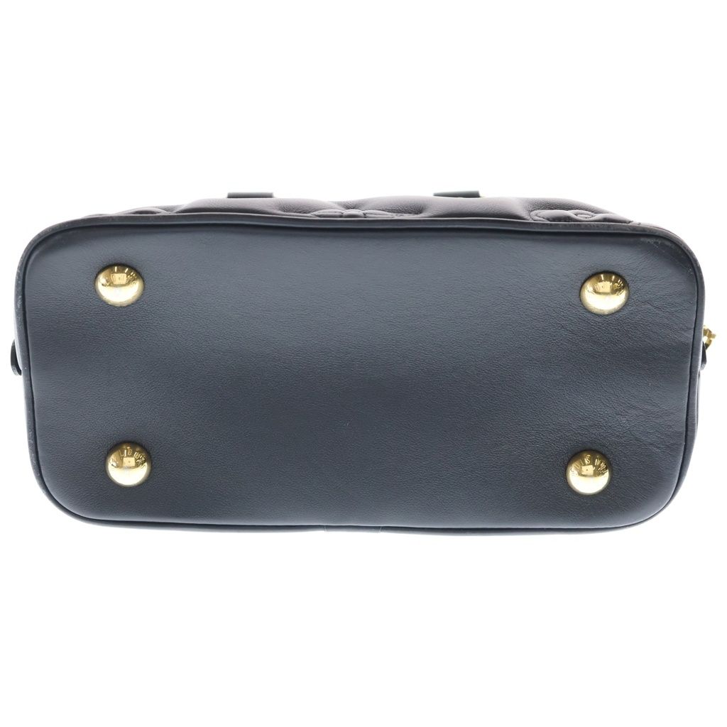 Louis Vuitton Alma Soft BB Bubble Glam Monogram Leather 2-Way Bag Gold Black — view 4