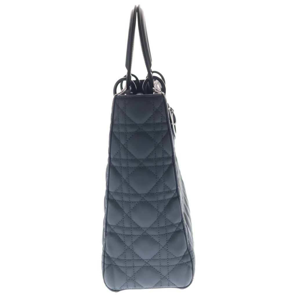 Dior Lady Large Cannage Leather Black Handbag — view 3