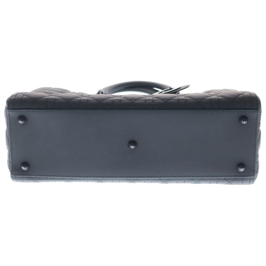 Dior Lady Large Cannage Leather Black Handbag — view 4
