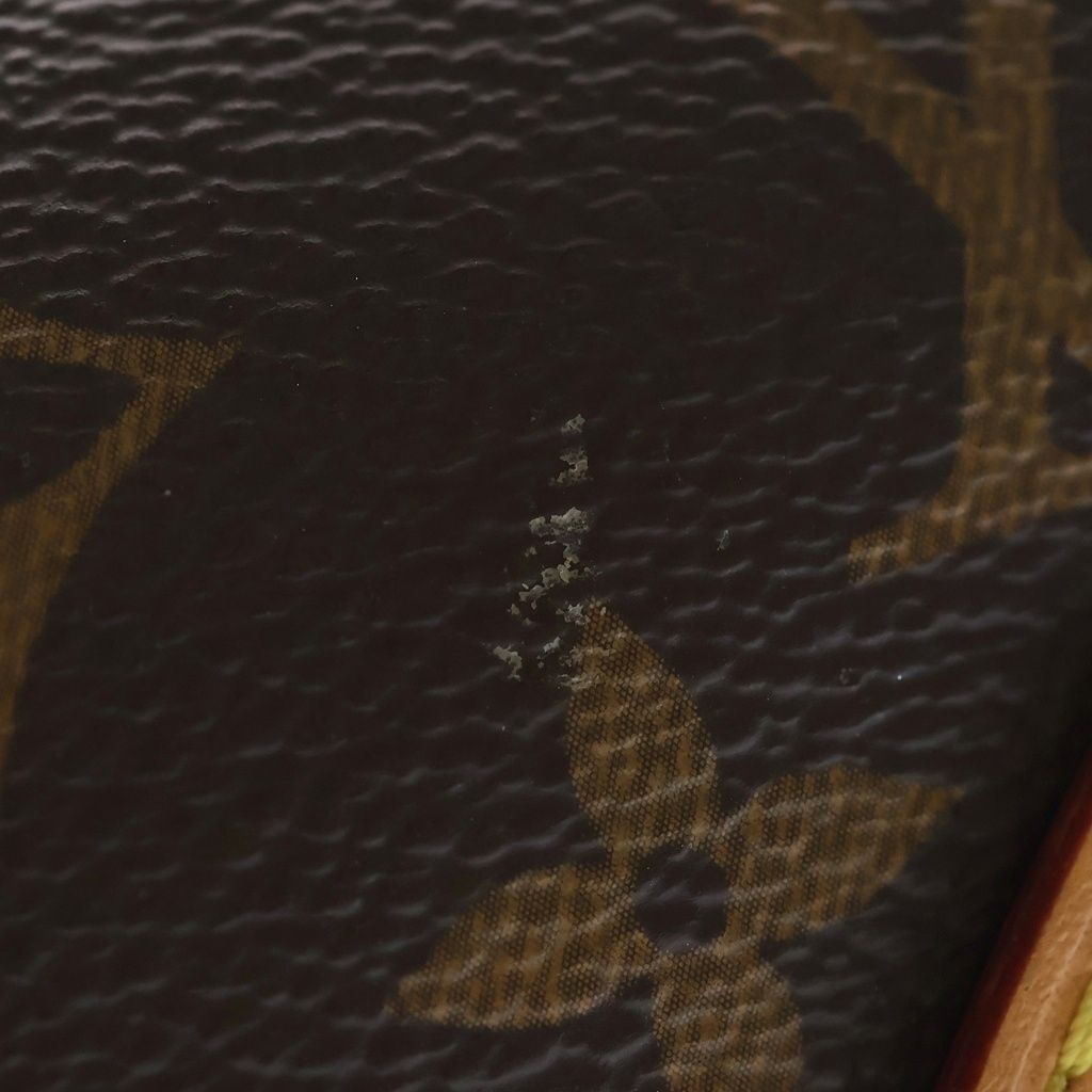 Louis Vuitton Nano Speedy Monogram Leather 2-Way Bag Brown — view 6