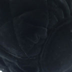 Chanel Quilted Velour Velvet Gold Turnlock 2-Way Handbag Chain Shoulder Back — view 5