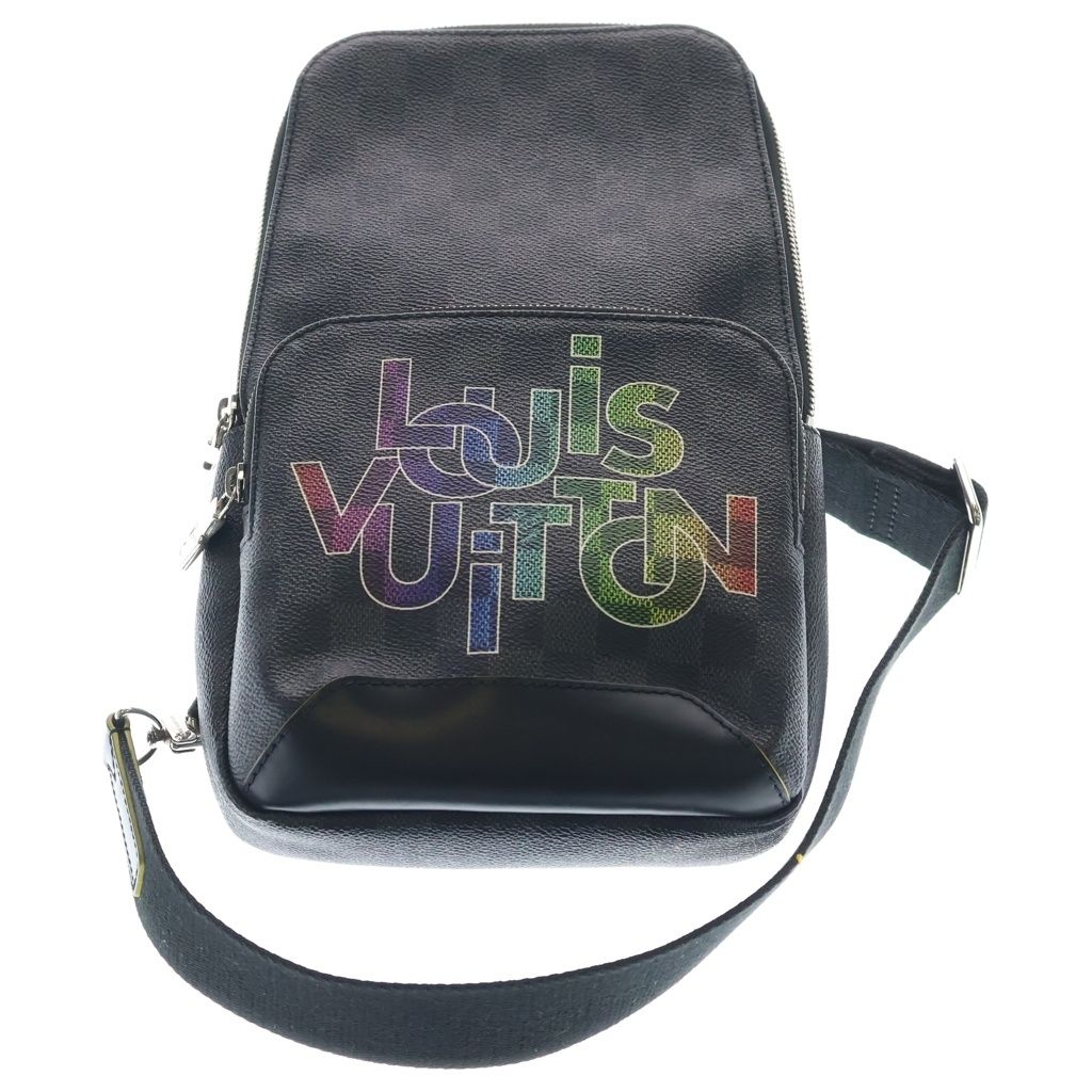 Louis Vuitton Damier Graphite Avenue Sling Shoulder Bag Black