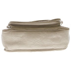 Saint Laurent Paris Niki Chain Shoulder Back Beige Leather Silver — view 4