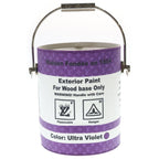Louis Vuitton LV Paint Can 2-Way Shoulder Bag Purple White Leather Silver — view 2