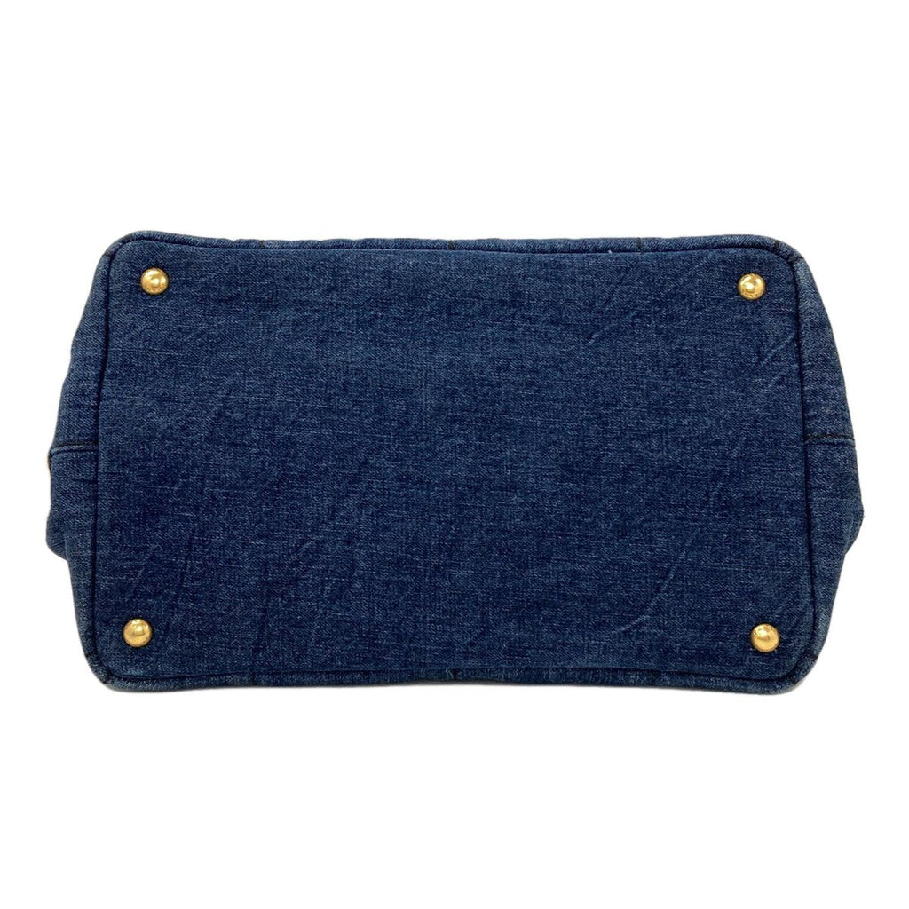 Prada Canapa Tote Denim — view 4