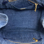 Prada Canapa Tote Denim — view 5