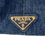 Prada Canapa Tote Denim — view 8