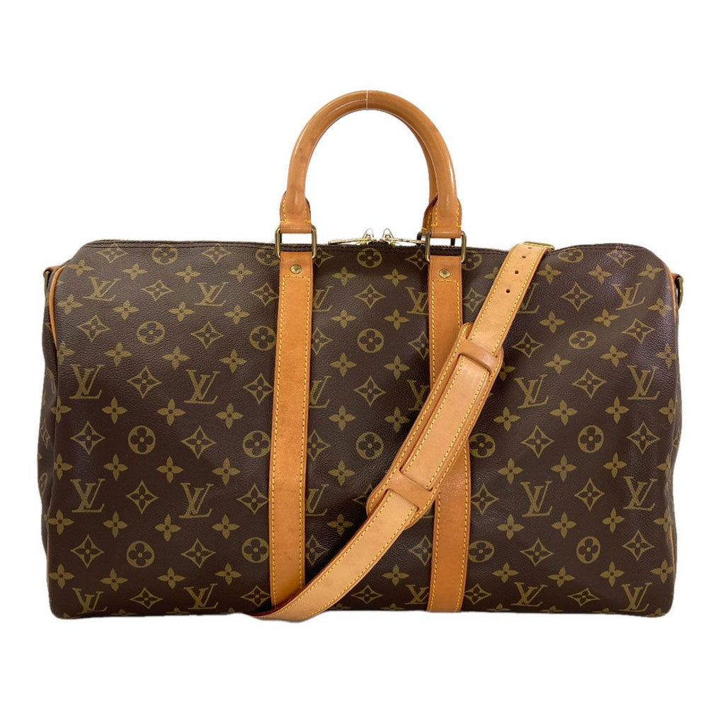 Louis Vuitton Keepall 45 Bandouliere Handbag Monogram Canvas
