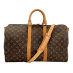 Louis Vuitton Keepall 45 Bandouliere Handbag Monogram Canvas
