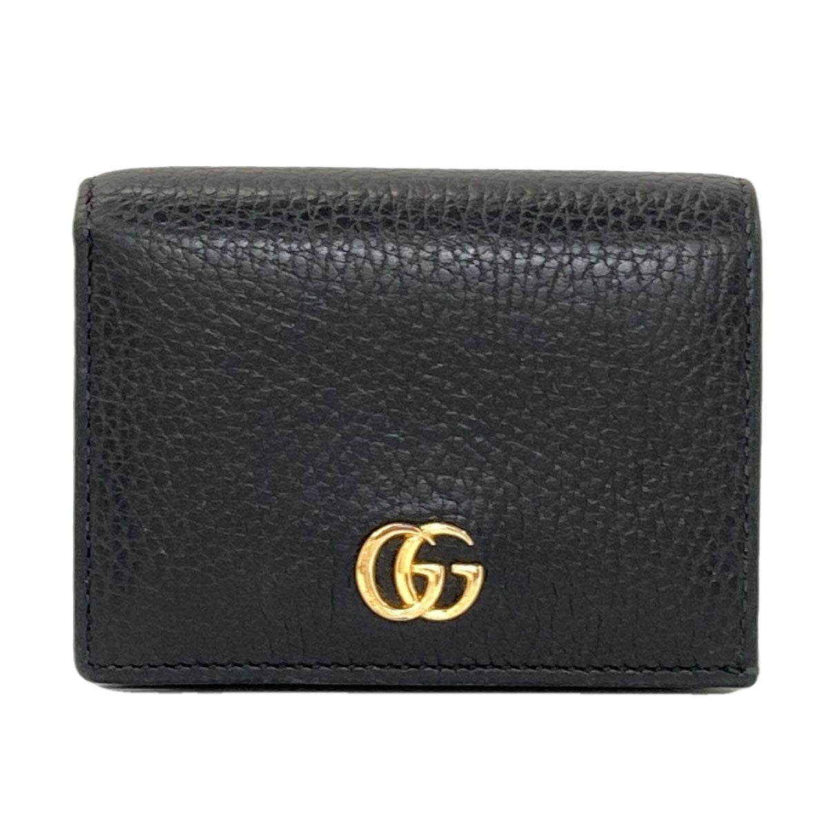 Gucci GG Marmont Double Bifold Wallet Leather