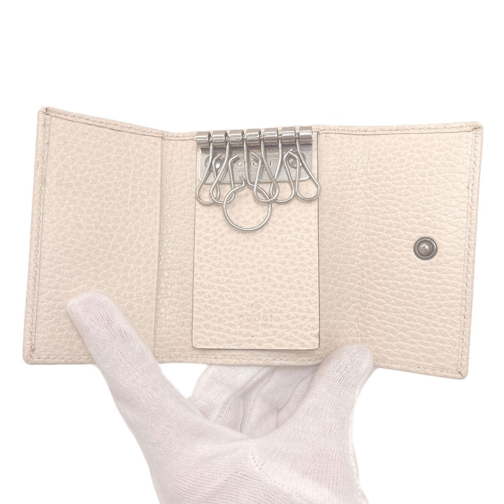 Gucci GG Marmont Double Key Case Leather Key Holder — view 4