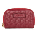 Gucci GG Signature Microshima Coin Case Leather
