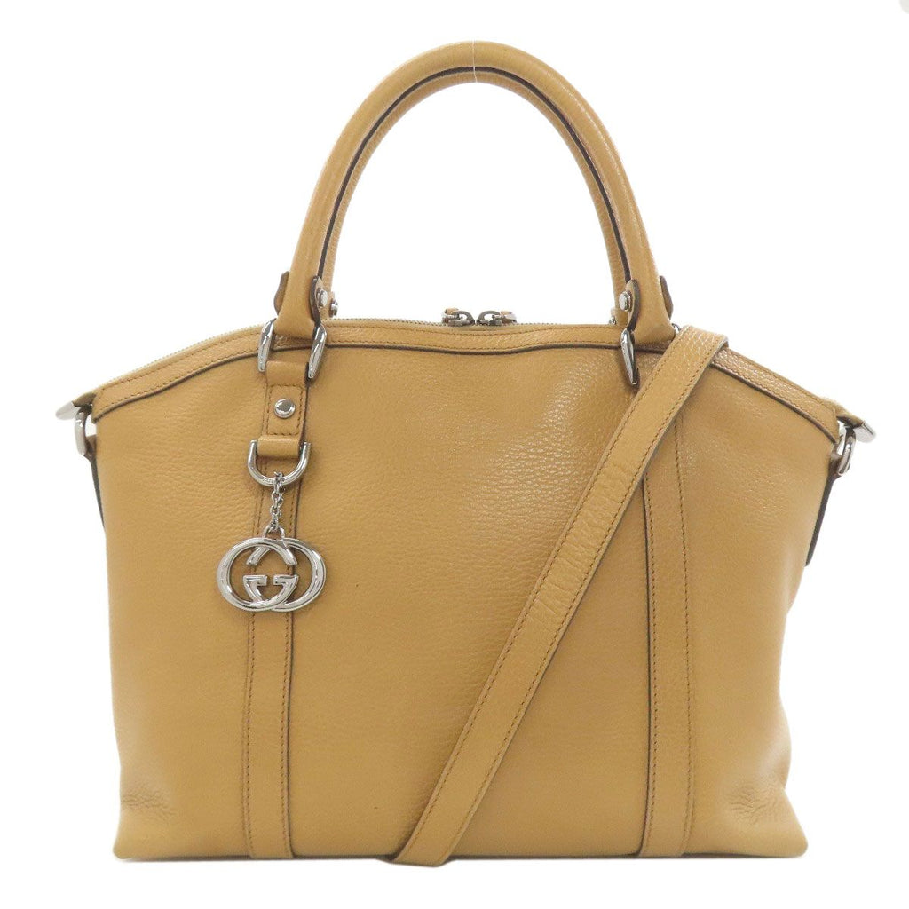 Gucci Interlocking 2-Way Tote Leather