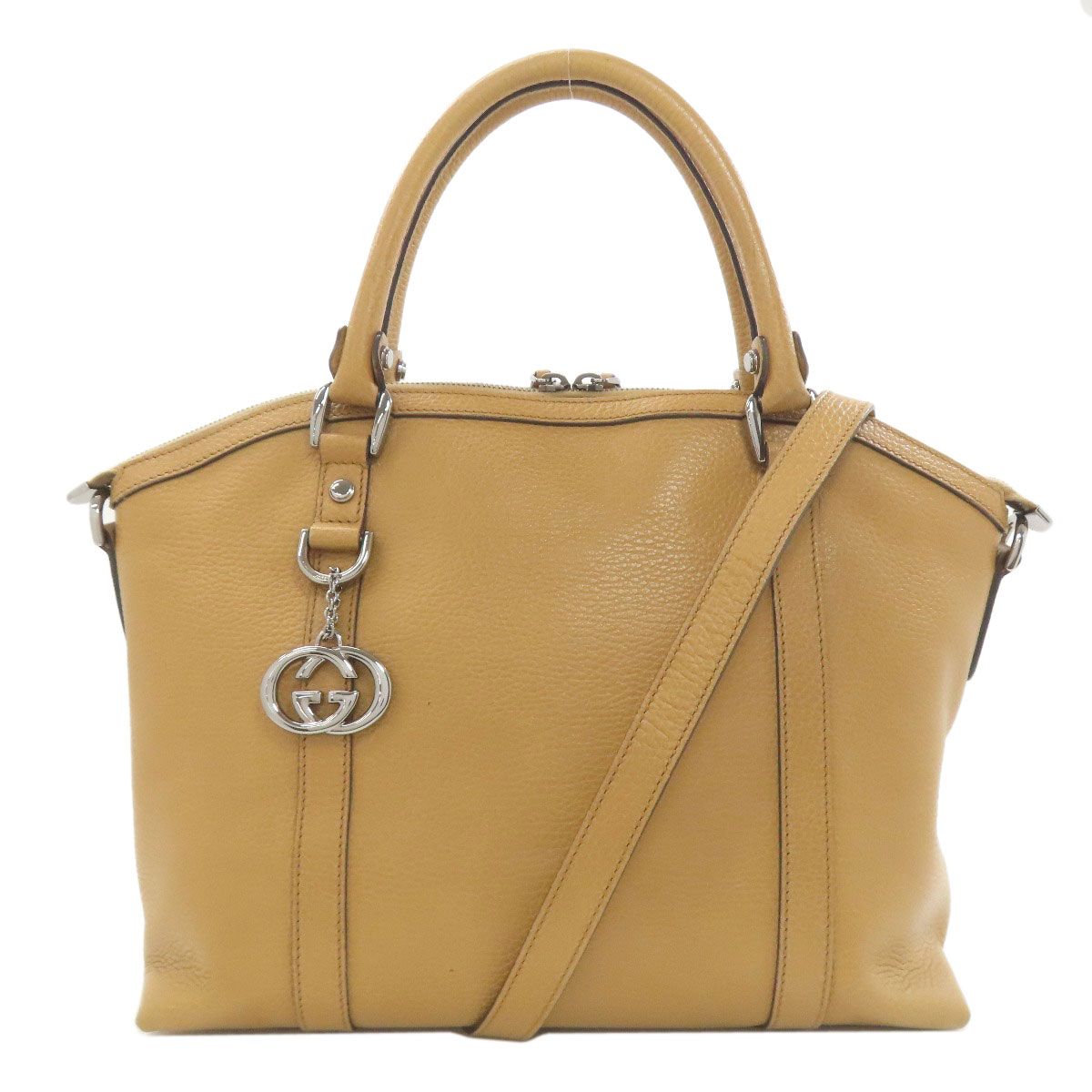 Gucci Interlocking 2-Way Tote Leather
