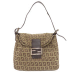 Fendi Mamma Bucket Zucchino Handbag Canvas