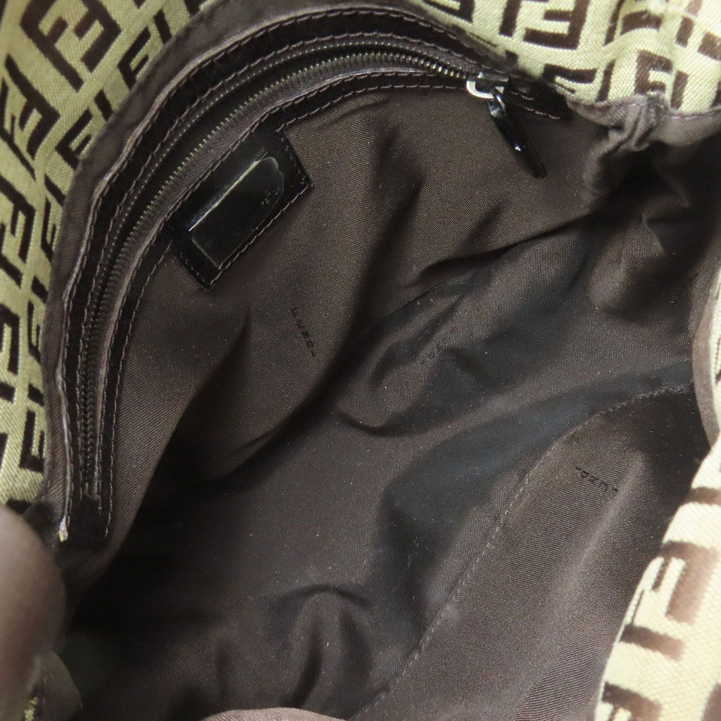 Fendi Mamma Bucket Zucchino Handbag Canvas — view 5
