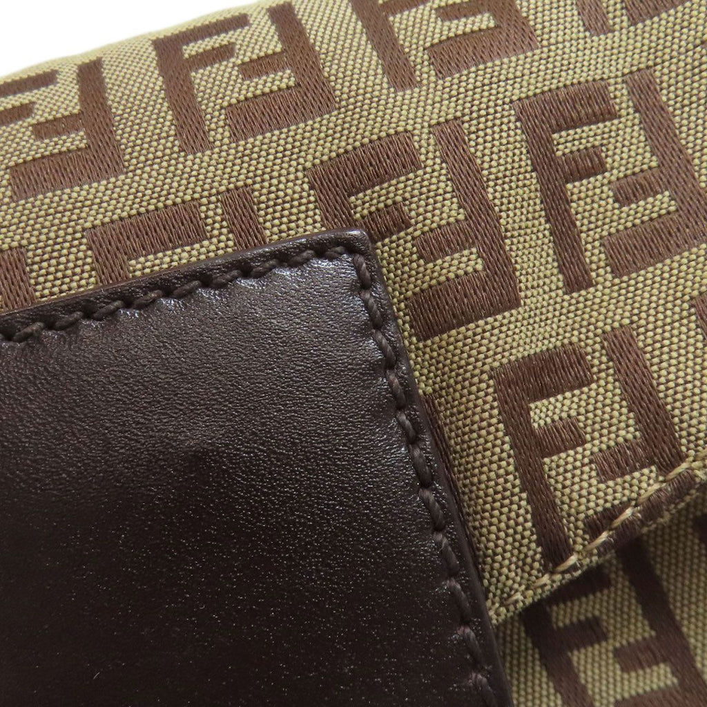 Fendi Mamma Bucket Zucchino Handbag Canvas — view 8