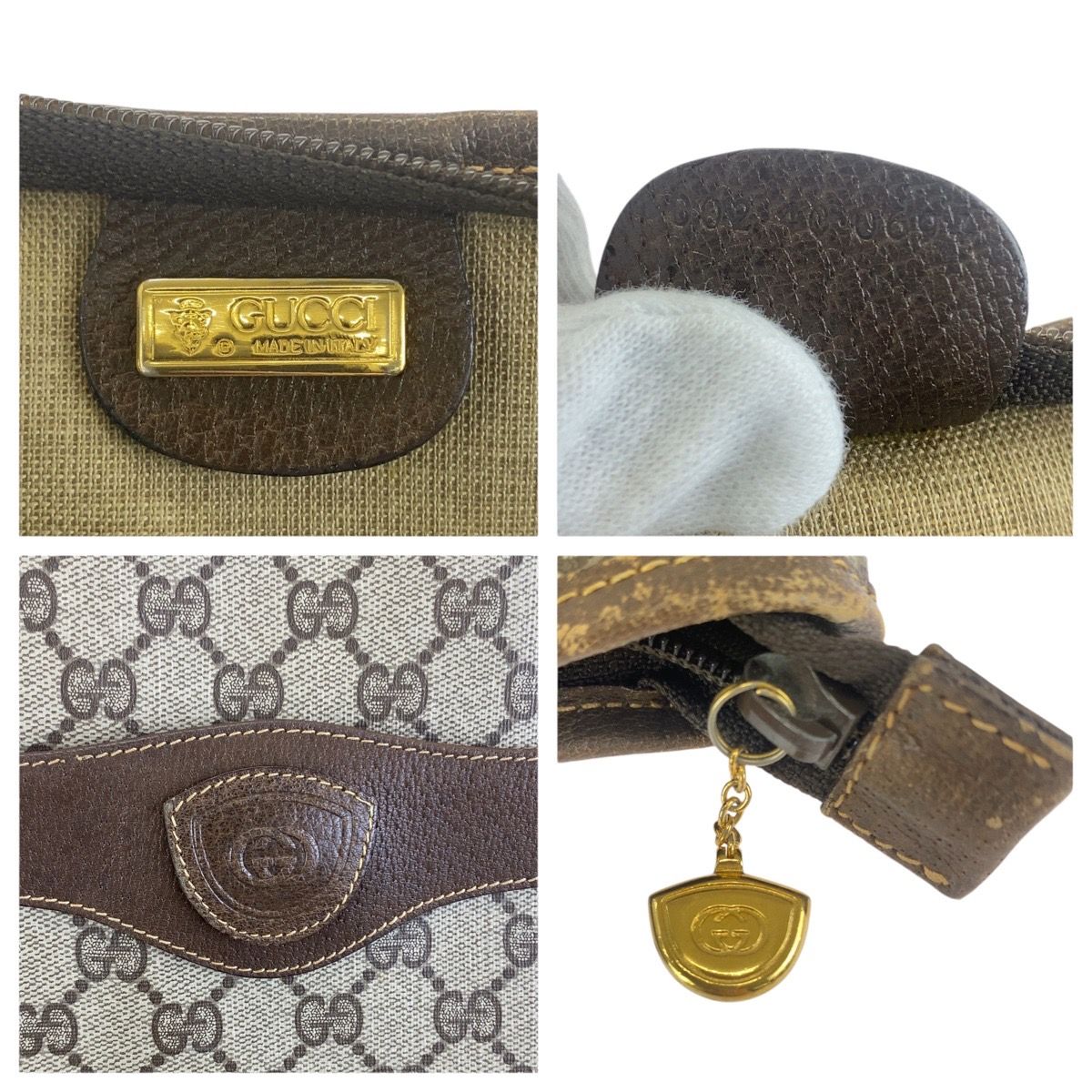 Gucci Sherry Line Beige Brown Gold 002 40 069 Shoulder — view 4