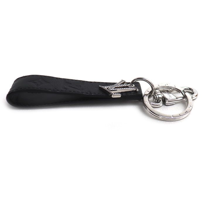 Louis Vuitton Key Holder Dragonne Key Monogram Shadow Black — view 3