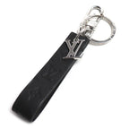 Louis Vuitton Key Holder Dragonne Key Monogram Shadow Black
