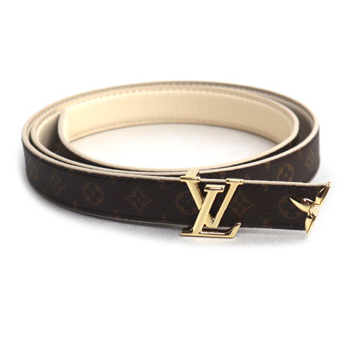 Louis Vuitton Pretty LV 20 Reversible Belt Cream