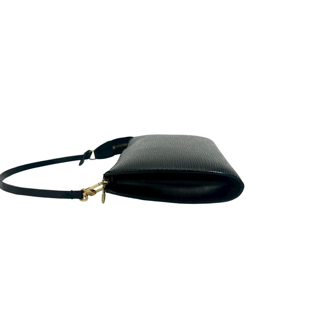 Louis Vuitton Vintage Pochette Epi Leather Mini Handbag Noir — view 5