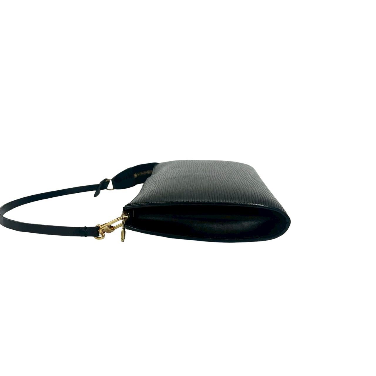 Louis Vuitton Vintage Pochette Epi Leather Mini Handbag Noir — view 5