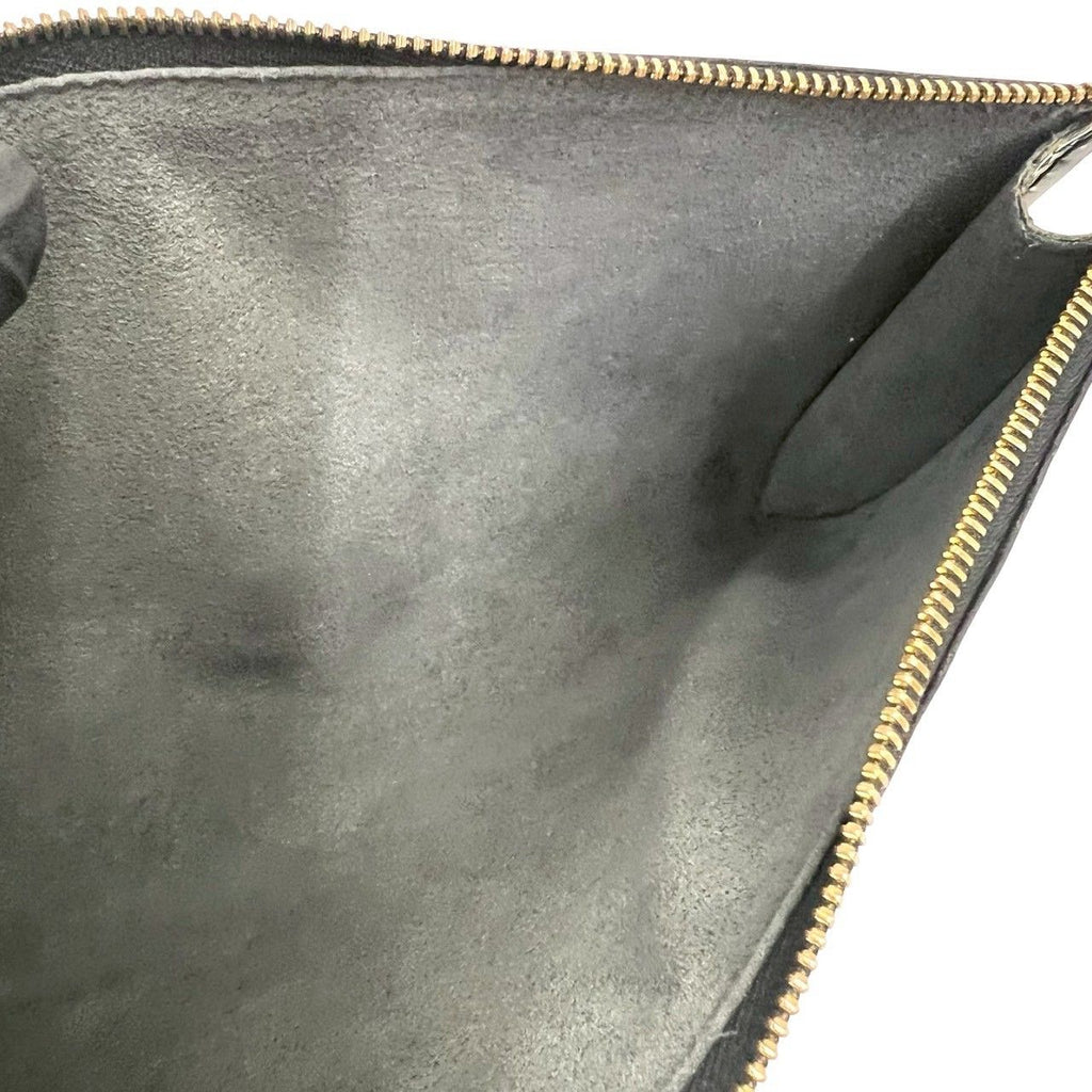Louis Vuitton Vintage Pochette Epi Leather Mini Handbag Noir — view 9