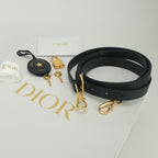Dior Groove 20 Tote Calfskin Black Gold Small Macro Cannage — view 9