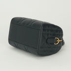 Dior Groove 20 Tote Calfskin Black Gold Small Macro Cannage — view 5