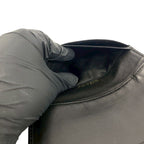 Chanel CC Logo Caviar Leather Trifold Wallet Black — view 9