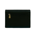 Chanel CC Logo Caviar Leather Trifold Wallet Black — view 2