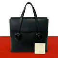 Gucci Vintage Log Leather Tote Black